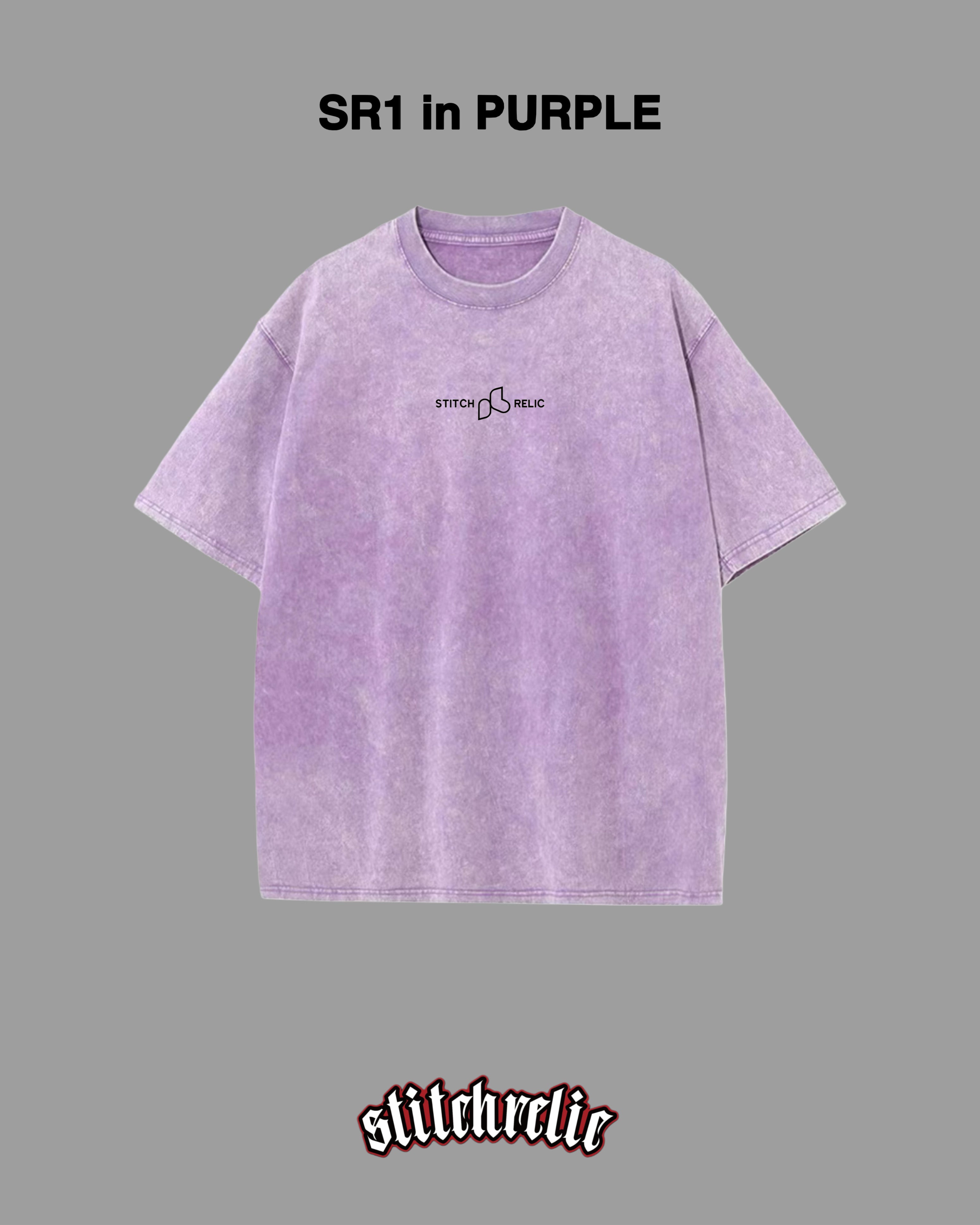 SR1 – Acid Wash Oversized Tee