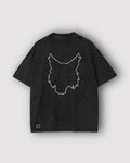 *Preorder* Lynx Acid Wash Tee in Black