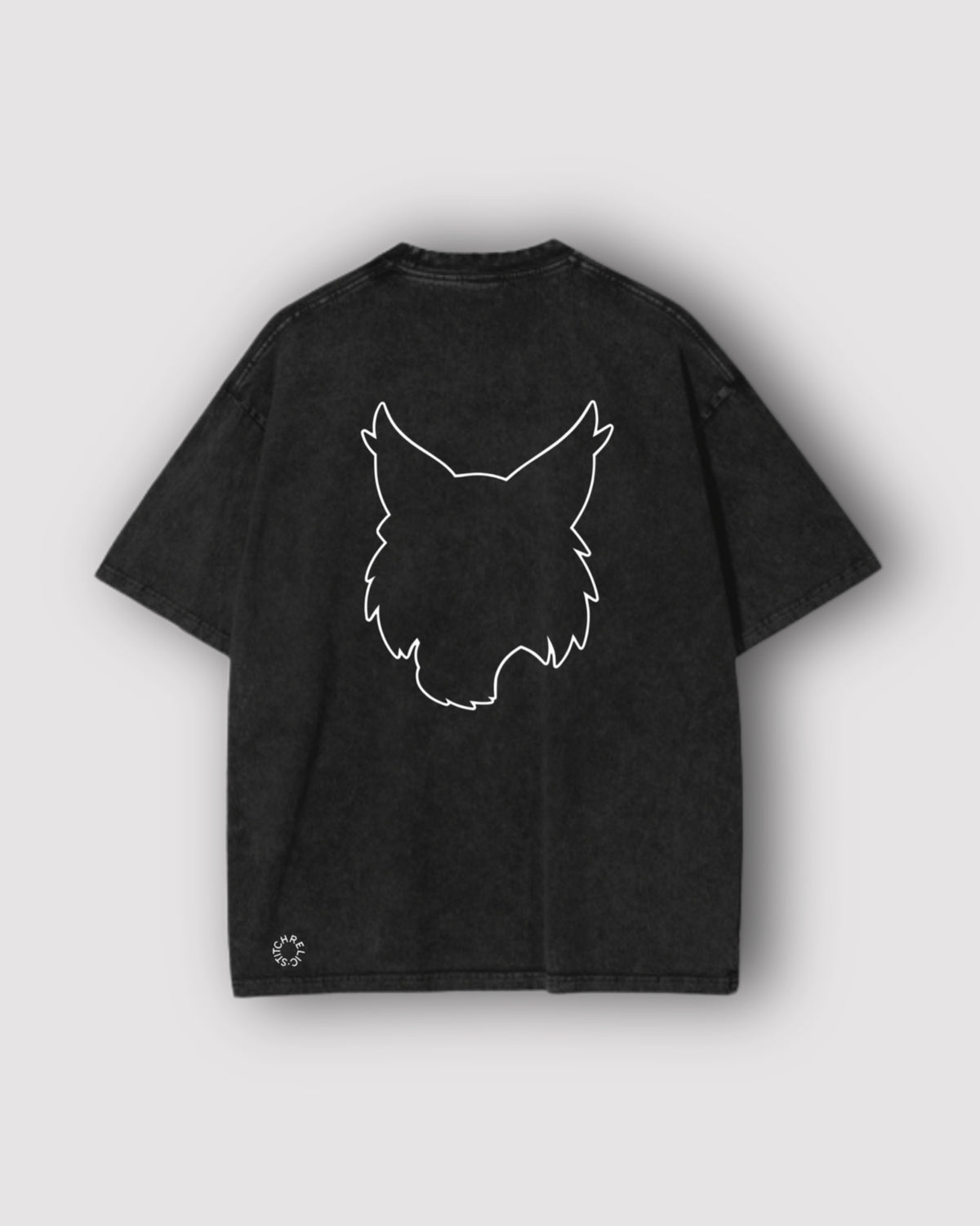 *Preorder* Lynx Acid Wash Tee in Black