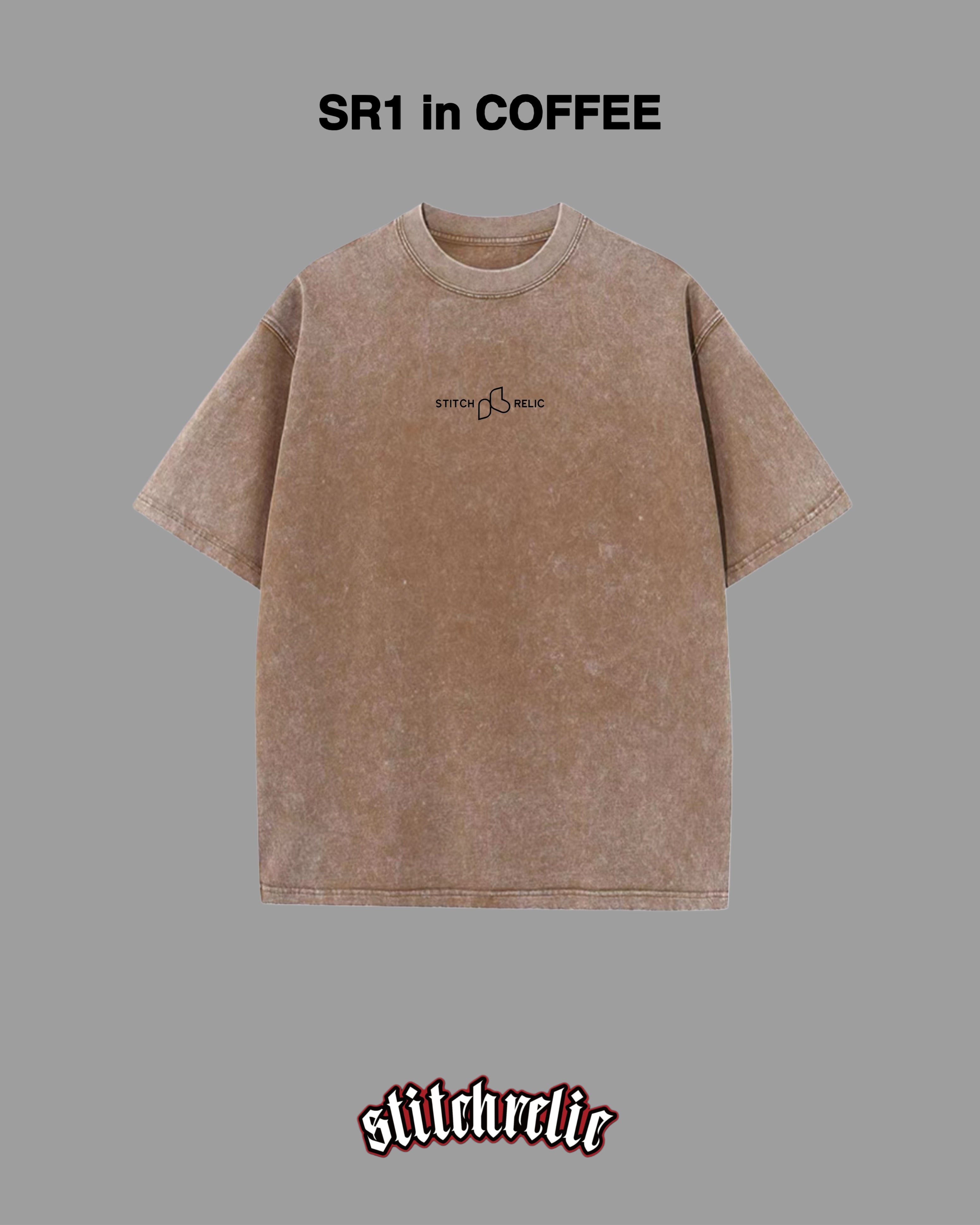 SR1 – Acid Wash Oversized Tee