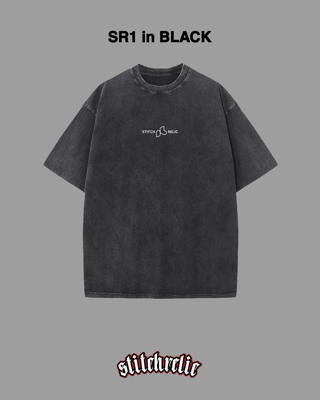 SR1 – Acid Wash Oversized Tee