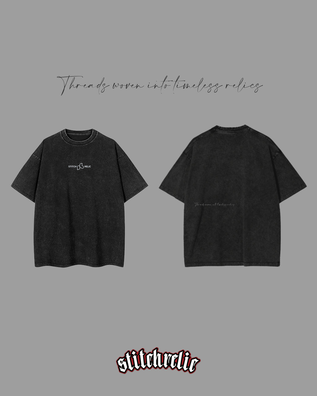 SR1 – Acid Wash Oversized Tee