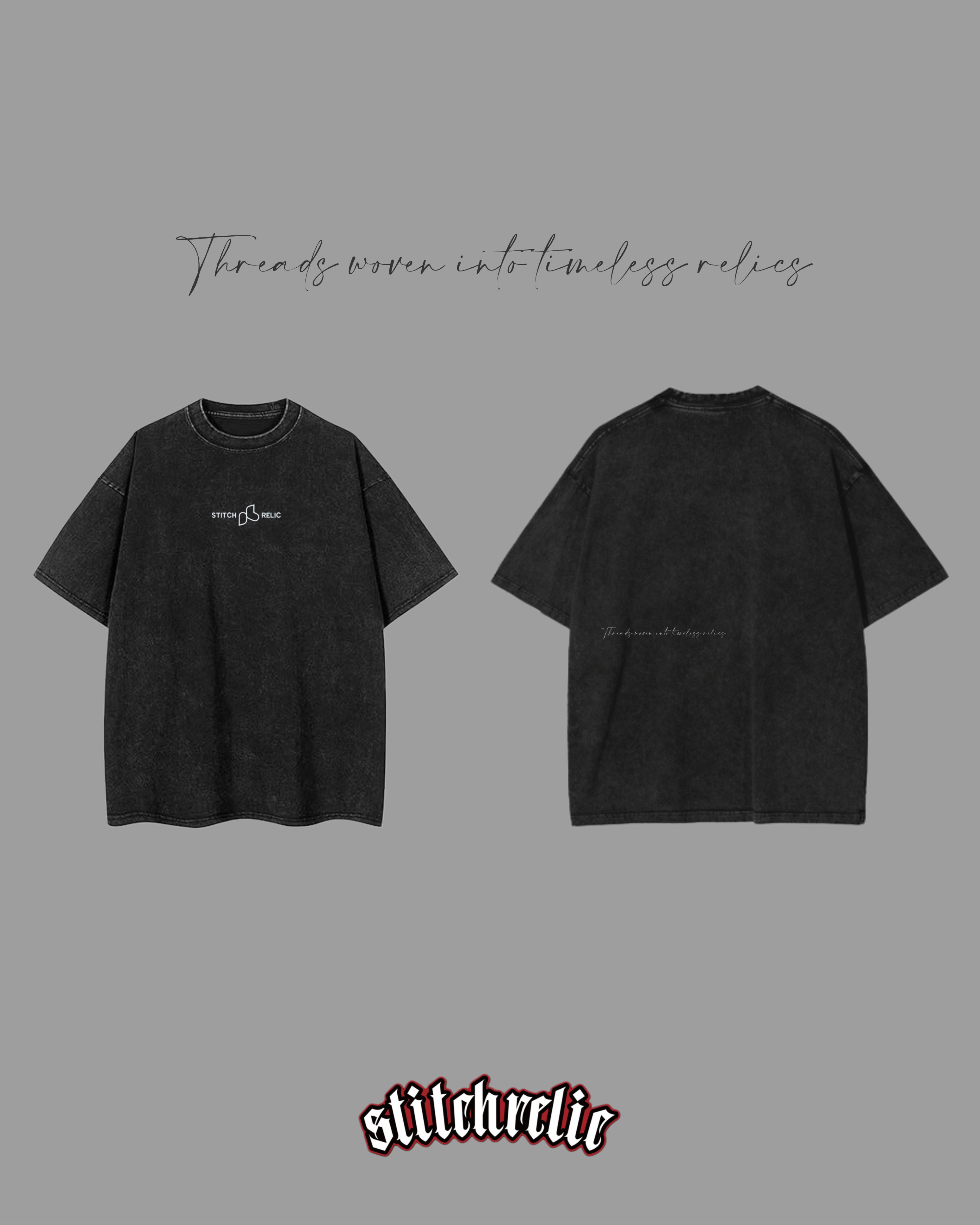 SR1 – Acid Wash Oversized Tee