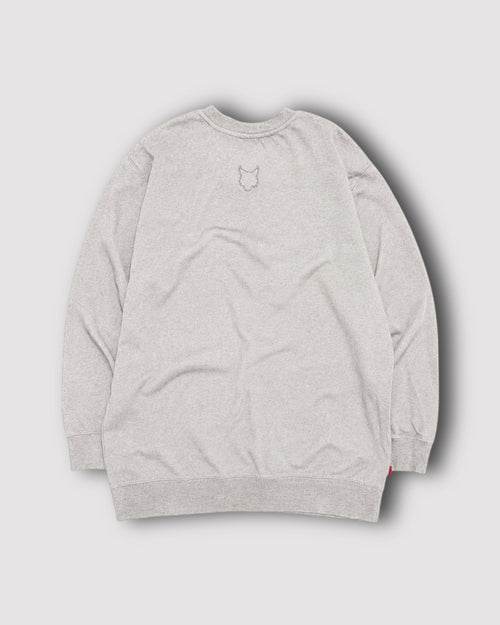 *Preorder* Embroidery Studio Crewneck in Hemp Grey