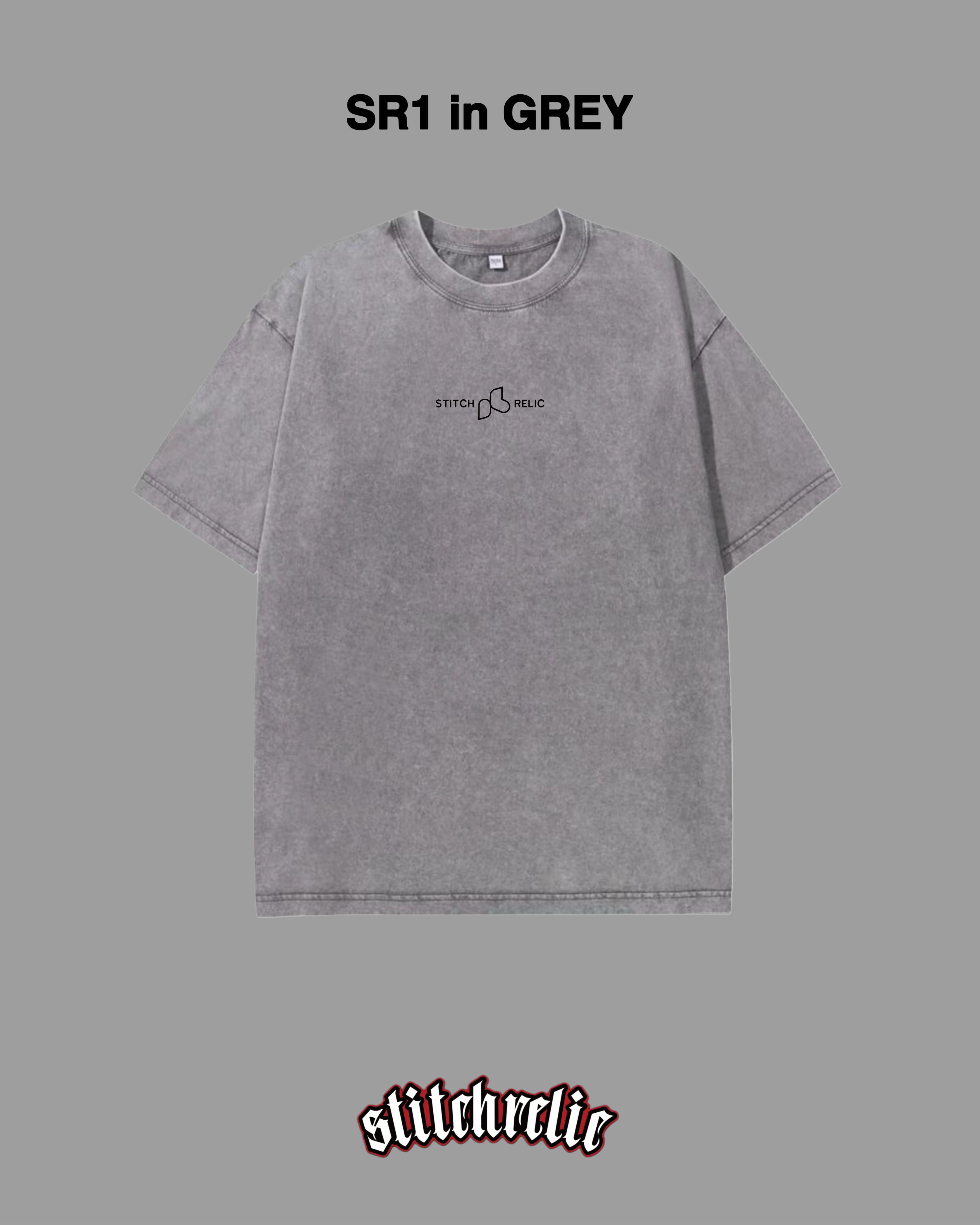 SR1 – Acid Wash Oversized Tee