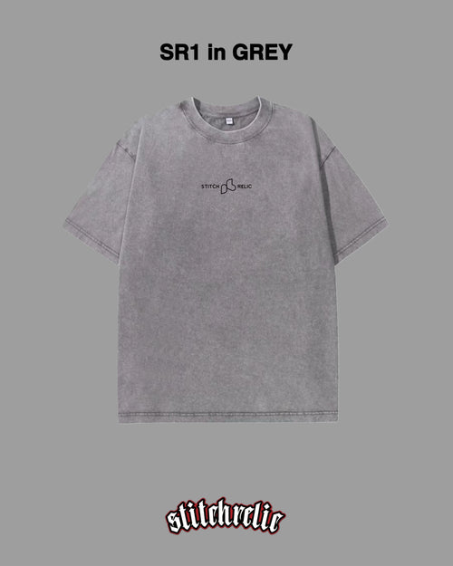 SR1 – Acid Wash Oversized Tee
