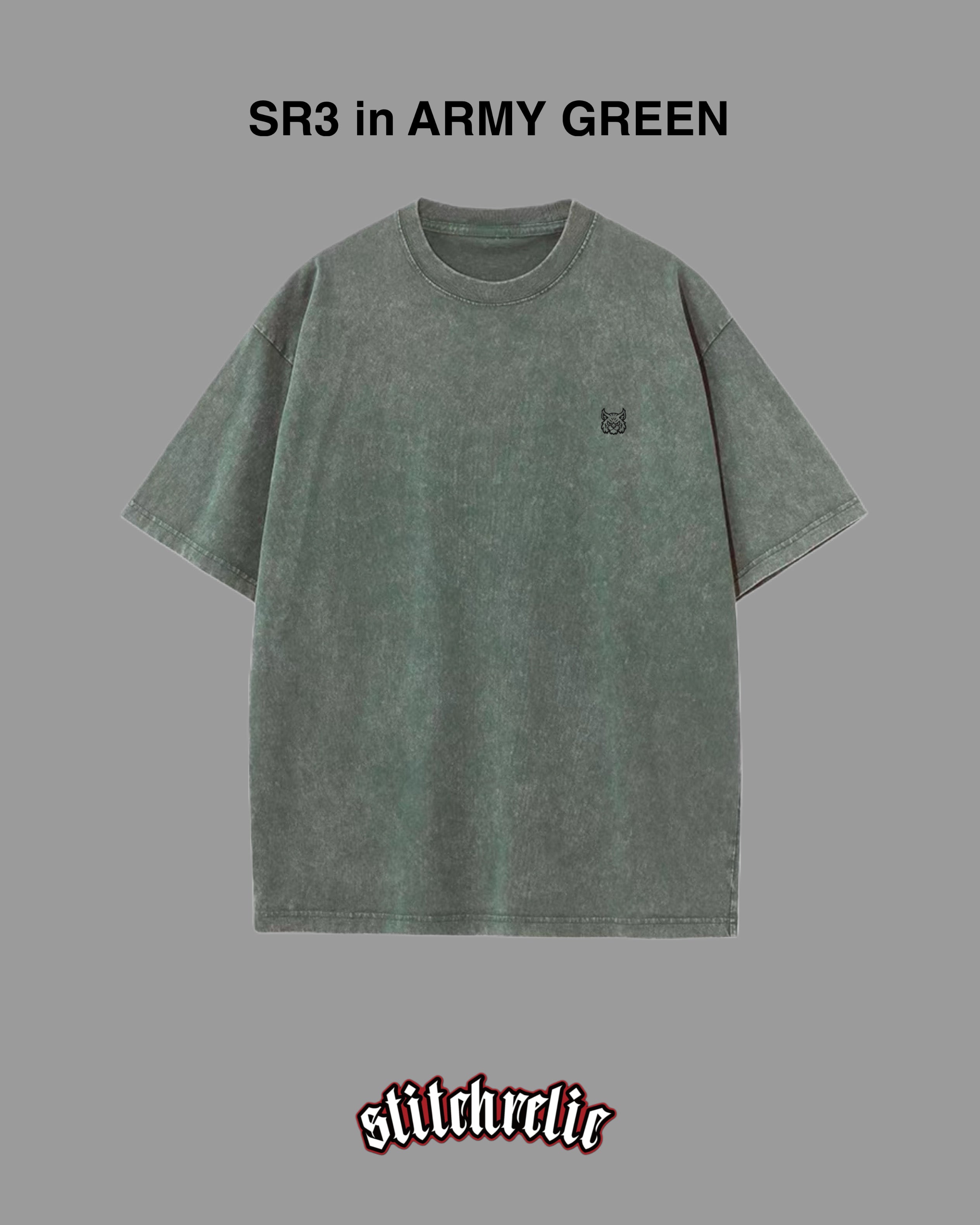 SR3 — Acid Wash Oversized Tee