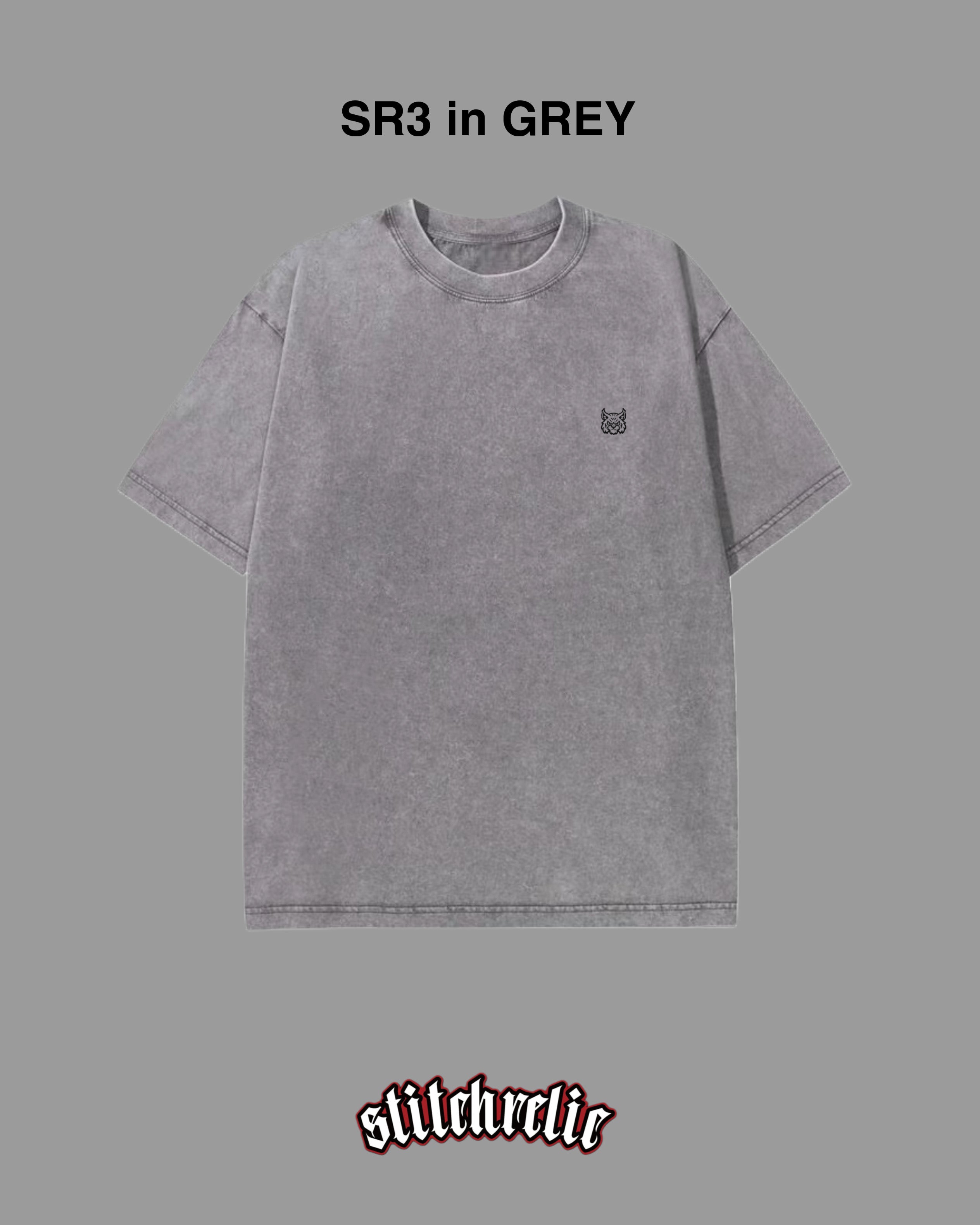 SR3 — Acid Wash Oversized Tee