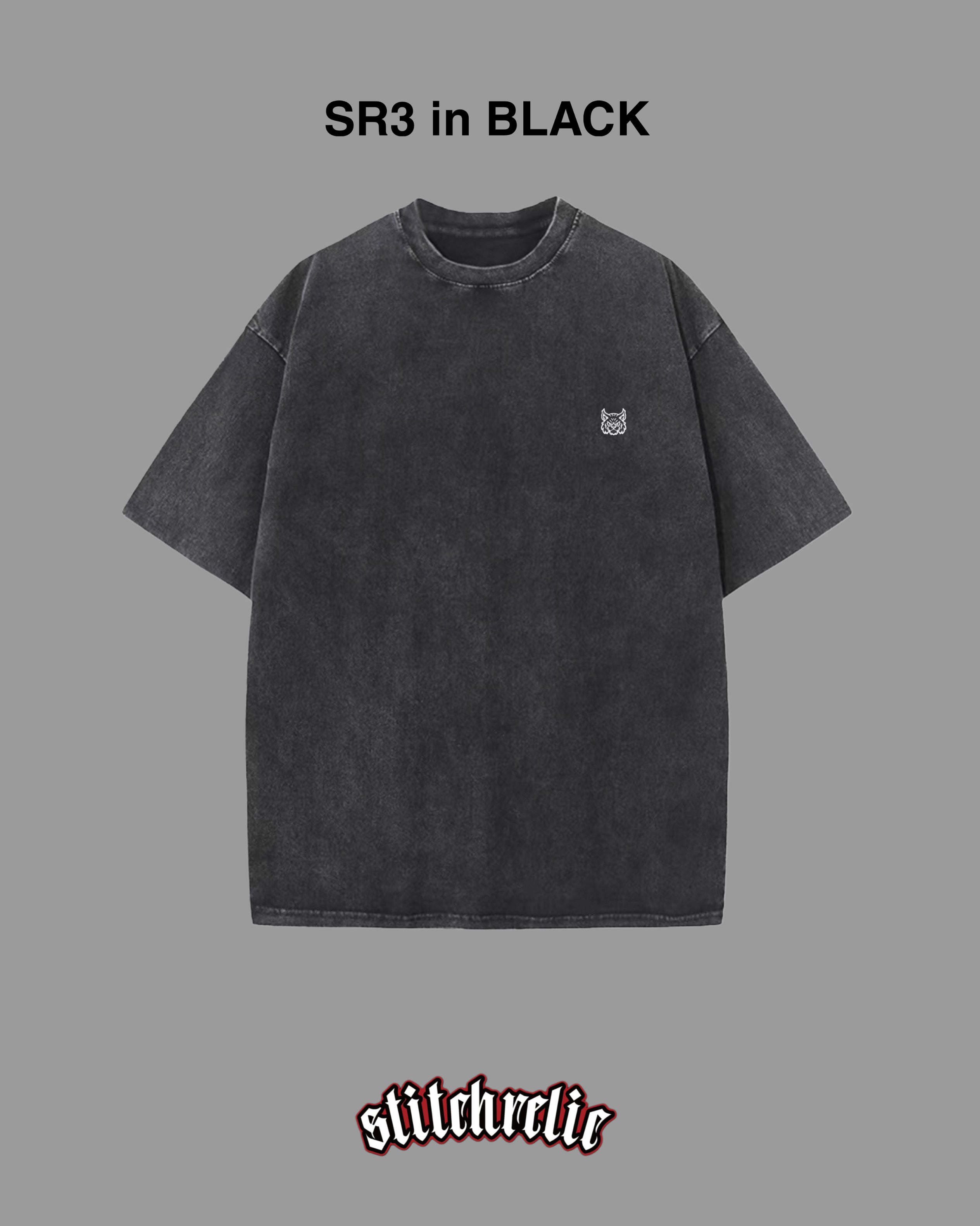 SR3 — Acid Wash Oversized Tee