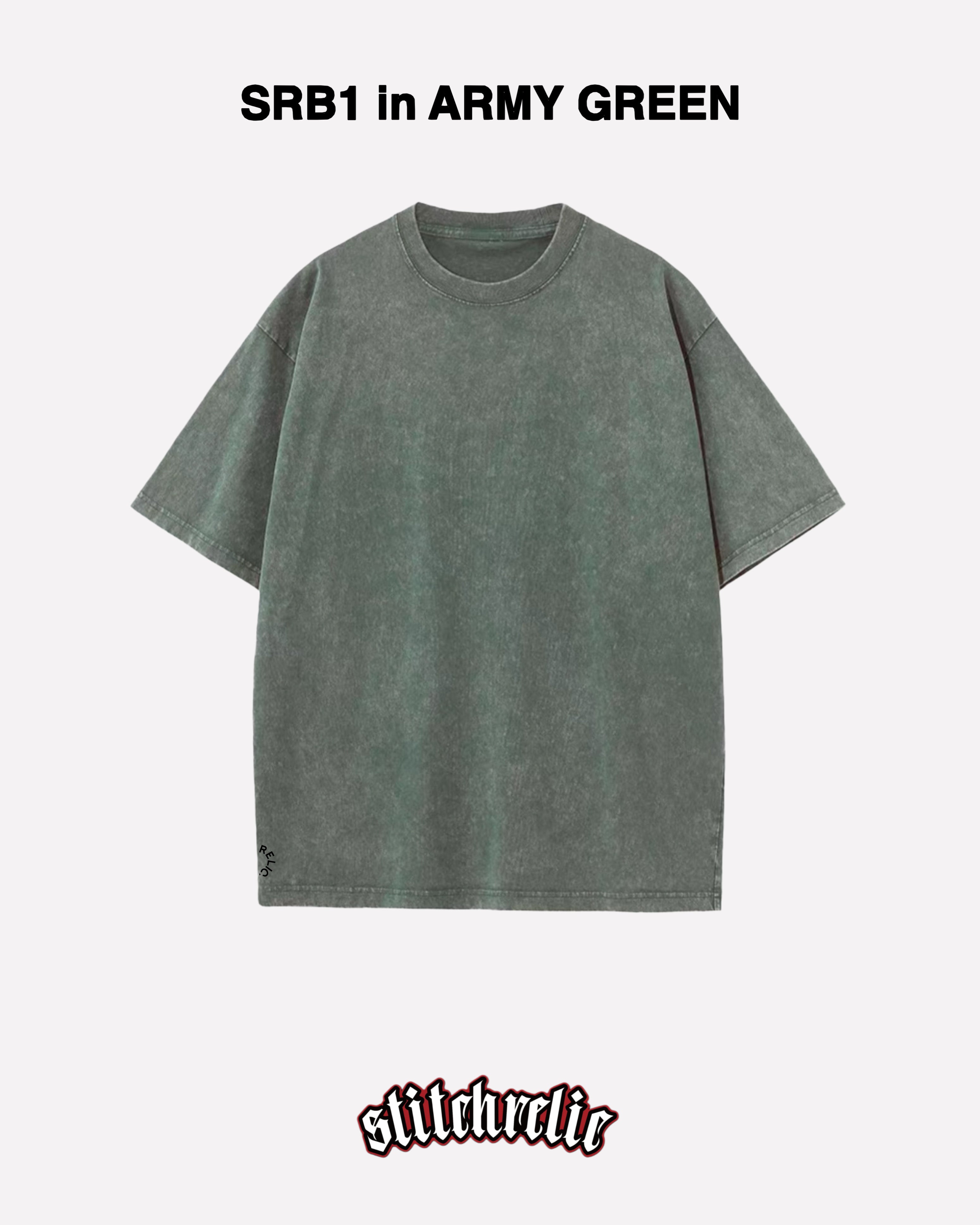 SRB1 – Acid Washed Basic Tee